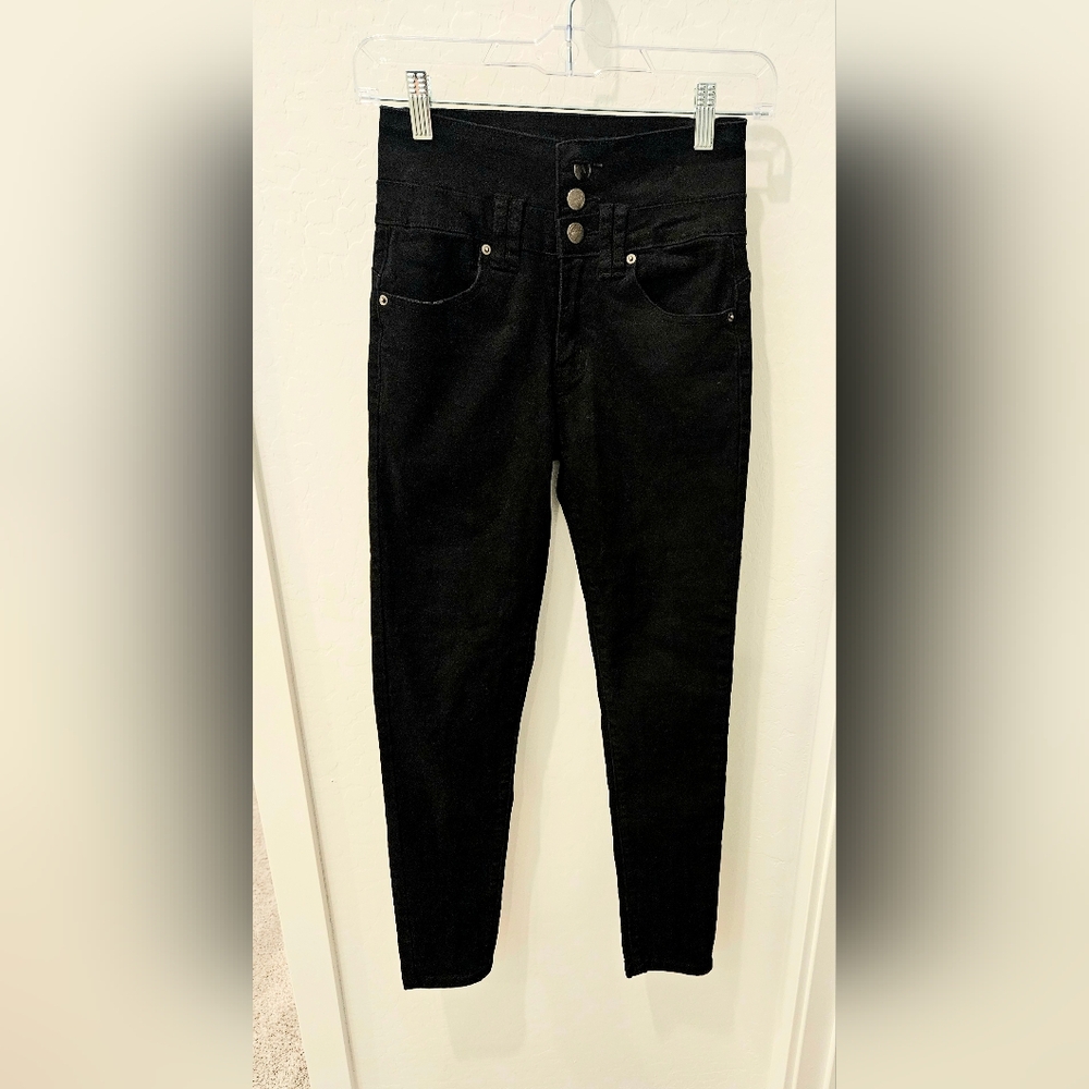 High Rise Black Women's Jeans, Size Small